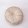 Cushion/Decorative Sand Biscuits Sofa Waist Home Living Room Decor Round Fabric Back Cushion Sofa Bed Solid Seat Cushion R230629