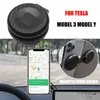 For Tesla Model 3 Y Magnetic Phone Holder Car Phone Stand Smartphone Pillar Navigation Screen Mobile Cell Phone Magnet Mount