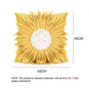 Cushion/Decorative Cushion Cover Decorative Case Modern Artistic Creative Cotton Daffodil Chrysanthemum Home Decor