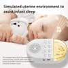 Baby Monitor Camera White Noise Machine Portatile 24 Suoni rilassanti Rilassamento del sonno Ricaricabile per i viaggi a casa 230628