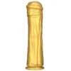 Super large golden anal plug shaped alternative backyard expander giant 75% Off Online sales