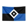 Afiş Bayrakları 3x5 Hamburger SV Bayrağı Polyester Baskılı Yarış Sporu Dekor İçin 230629