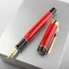 Ручки Jinhao Centennial 100 Fountain Pen 18 кг из золотистого покрытия M nib 0,7 мм акриловая чернила ручка с шариковым зажимом