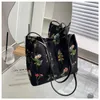 Borse da sera Luxury Brand Large Flowers Tote Bag Tessuto di alta qualità Borsa da donna firmata ad alta capacità Spalla 230711