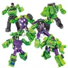 Minifig Transformation 6 in 1 Modell MINI Devastator 21CM Action Figur Roboter Kunststoff Spielzeug BESTE Geschenk Kind Kind Neue J230629