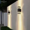 Wall Lamps Outdoor Waterproof Simple Nordic Modern LED Living Room Bedroom Street Road Porch Yard Lights E27 Indoor Lighting