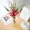 Dried Flowers Mini Natural Flower Bouquet Eucalyptus Daisy Rose Wedding Arrangement Party Home Living Room Decoration Exotic