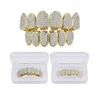 S925 Sterling Silver Moissanite Hip Hop Bas Dents Grillz Glacé Hommes Grills Dentaire Halloween Hiphop Grillz Dents