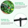 Watering Equipments 200/100/50PCS 4/7mm Hose Support Holder Stakes C-type Hook Fixed Stem For Garden Auto Drip Irrigation System Accessorie