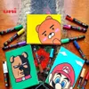 Markers UNI Full Set of POSCA Marker Pen PC1M PC3M PC5M POP Advertising Poster Graffiti Marker Pen Waterbased Color Pen