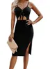 Casual Dresses For Women 2023 Summer Dress Temperament Women's Sexy Hollow Suspender