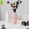 Новая современная ваза для цветов, белая, розовая, синяя пластиковая ваза, цветочный горшок, корзина, скандинавский дом, украшение для гостиной, украшение, цветочная композиция