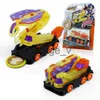 Minifig Screecheres Burst Speed Deformation Car Game Actionfiguren Capture Wafer 360 Rotate Transformation Wild Cars Kinderspielzeug für Jungen J230629