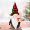 Décorations De Noël Gnome Sans Visage À La Main En Peluche Père Noël Bonhomme De Neige Renne Poupée Maison Fête Windows Ornement Xbjk2108 Drop Delivery G Dhkl3