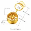 Keychains Key Holder Luxury BBS Wheels Car Keychain Rings Gold/Silver Color High Quality Men Metal K23Y