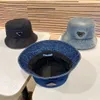 Caps Designer Hat Ball Högkvalitativ Fashion Men Women High End Customized Washed Heavy Weight Denim Fabric Bucket Hat P Ny Exquisite Tourism 2023
