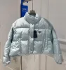 Zimowe projektantki kobiet płaszcze kurtki z literami Wysokiej jakości pasy wiatrówki dla damskich kurtek