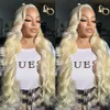 Peruki koronkowe peruki Blue Bezpośrednie, wstępnie rozluźnione ludzkie, gotowe do 40 cali miód 613 Blond Lace Frontal HD 13x4 Wave Body Wave 13x6 Front Front dla kobiet 230