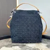 Denim -Taschen Kausaldesigner -Marke Einkaufstasche 2023 Handtaschen Mode Schulter hochwertige Tasche Frauen Brief Geldbörse Telefon Brieftasche echtes Leder