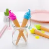 Penne 50pcs Regali per bambini per bambini da 0,5 mm Gel Ice Cream Penne Cartoon Scrittura di materiale scolastico kawaii