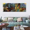 Canvas Art Where Do We Come from What Are We Doing Where Are We Going Paul Gauguin Paintings Handmade Modern Artwork Wall Decor