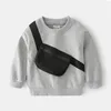 Толстовки с капюшоном HoneyCherry Fall Boy's Sweaters Одежда для маленьких мальчиков Толстовка для малышей Детская толстовка 230628