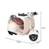 Kleine Dier Levert Hamster Stunt Spinning Motorfiets 360 Graden Roterende Licht Muziek Elektrische Scooter Huisdier Creatief Speelgoed Geschenken 230628