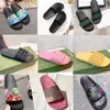 Beach slippers men Classic Flat Summer Lazy Designer SHoes Cartoon flops leather mens Slides Hotel Bath women shoes Lady sexy Sandals Large size 35-42 with box