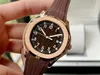 Nowy klasyczny zegarek sportowy zegarek męski luksusowy projektant 40 mm zegarki męski ruch automatyczny 2813 gumowy pasek na rękę