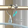 Hangers Legging Organizer Clothing Hanger Storage Hook Rotatable Household Accessories Simple Style Closet Clip Pants