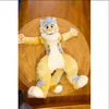 Yellow Huksy Dog Fursuit Teen Costumes Set Furry Set Halloween Christmas Large Event Performance Clothing Mascot