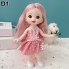 Puppen 16 cm BJD Minipuppe 13 bewegliche Gelenke Mädchen Baby 3D große Augen schönes DIY-Spielzeug mit Kleidung Dress Up 112 Mode 230629