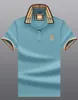 2023 Designer Men's Luxury Polo T-Shirt Men's Polo Summer Shirt Premium Embroidered T-Shirt High Street Fashion Shirt Lapel Men's Solid Color T-Shirt M-4XL