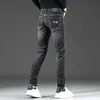 Herren Jeans Designer Herbst und Winter Neue Mittelhohe Kleine Gerade Mode Stretch Casual Hosen Männer LPTY