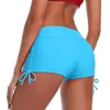 Active Shorts Bottom Swim Briefs Beach Running Women Bikini Waist Bottoms High Ruched Swimwears Tankinis Biker Short Packs For