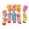 Poupées princesse Mini fille vêtements de poupée robe et accessoires comprenant un ensemble de tenues de vêtements robes de cheveux colorées 230629