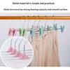 Hangers Racks Trouser Hangers 10 Pack Skirt Hangers with Adjustment Plastic Grip Pant Hangers 230628