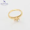 14R2342702 xuping schmuck 14K gold farbe Elegante Einfache Mode mode ring Synthetische moissanite ringe diamant ring