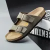 Sandales en cuir hommes été hommes femmes pantoufles en plein air plage chaussures décontractées Zapatos Hombre Durable antidérapant luxe 230629