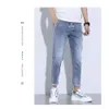 Jeans uomo primavera estate nero blu cargo uomo streetwear denim pantaloni jogger pantaloni larghi harem pantaloni uomo 4XL 5XL 230629