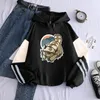 Felpe con cappuccio da uomo Cute Anime Avatar Appa Manga Felpa con cappuccio grafico Uomo Donna Vintage Hip Hop Abbigliamento Girocollo Felpe patchwork oversize