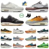 Top Quality Cushion 1 OG Running Shoes 1s Sneakers Big Size 13 Crepe Soft Grey Summit White Shima Baroque Brown Hemp Flat Jogging Trainers Sports 36-45