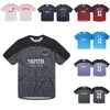 Mens Trapstar T-shirts Football Jersey Logo No.22 Impresso Manga Curta Respirável Hip Hop Streetwaer Raje