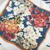 Scarves 70 70cm Neck Silk Small Scarf Women Fashion Belt Pattern Satin Square Lady Design Handkerchief Bandanna Foulard