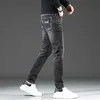 Herren Jeans Designer Herbst und Winter Neue Mittelhohe Kleine Gerade Mode Stretch Casual Hosen Männer LPTY