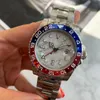 Super Watch Factory Ceramic Bezel Mens Watch Luxury Designer 40mm Watches Mens 2813Automatic Movement Steel Wristwatch No Box
