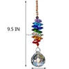 Partydekoration 30 mm Kronleuchter Kristalle Kugelprismen Regenbogen Octogon Chakra Suncatcher für Geschenk Weihnachtsbaum hängende Verzierung XB1 Dh0Z1