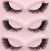 Vente en gros 3D Fluffy False Eyelashes 5 Paires Cat Eyes Charmant Naturel Cils Délicats pour Party Makeup Tools Set