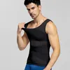 Taille ventre Shaper poitrine Compression gilet hommes gynécomastie corps Shaper sans manches Posture correcteur minceur contrôle de la taille ventre tondeuse maille hauts 230629