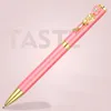 Rose Metal Business Signature Ballpoint Pen Gel Stationery For School Office Accessories Supplies Pens